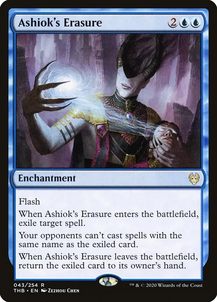 Ashiok's Erasure, Magic card THB 43 — Theros Beyond Death set