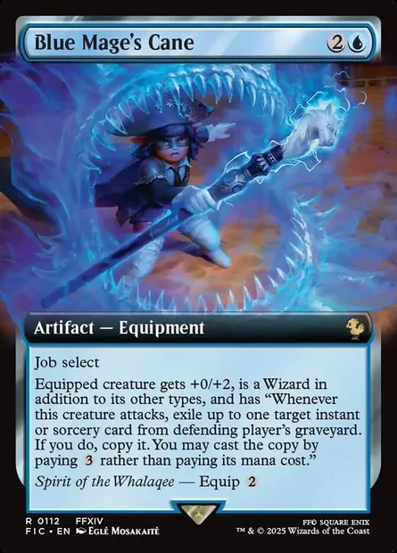 Blue Mage's Cane, Magic card FIC 112 — Final Fantasy Commander set