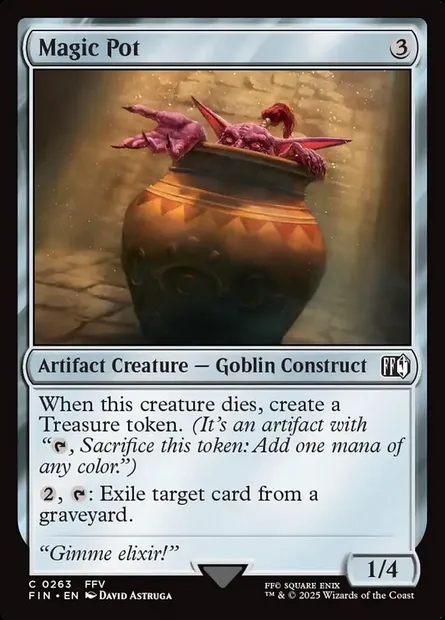 Magic Pot, Magic card FIN 263 — Final Fantasy set