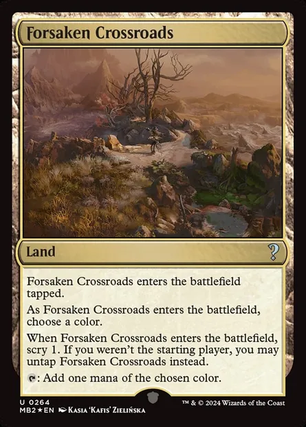 Forsaken Crossroads, Magic card MB2 264 — Mystery Booster 2 set