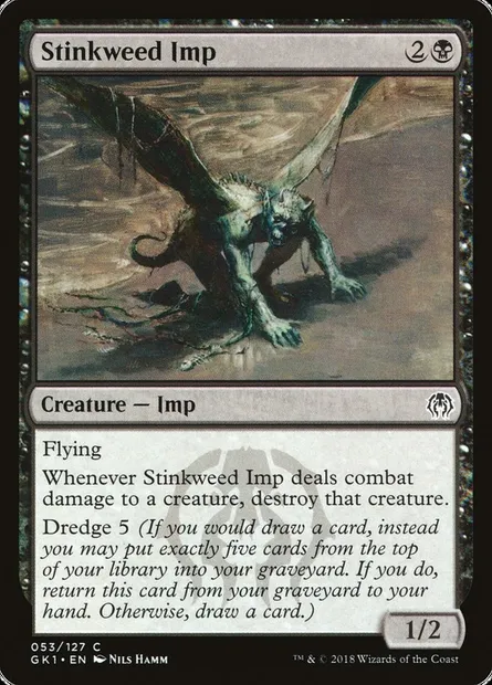 Stinkweed Imp, Magic card GK1 53 — GRN Guild Kit set