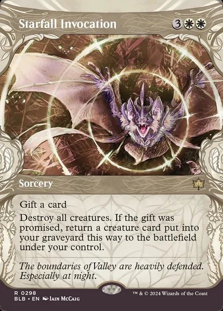 Starfall Invocation, Magic card BLB 298 — Bloomburrow set