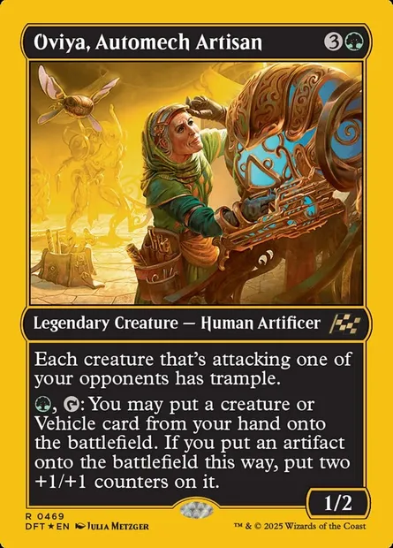 Oviya, Automech Artisan, Magic card DFT 469 — Aetherdrift set