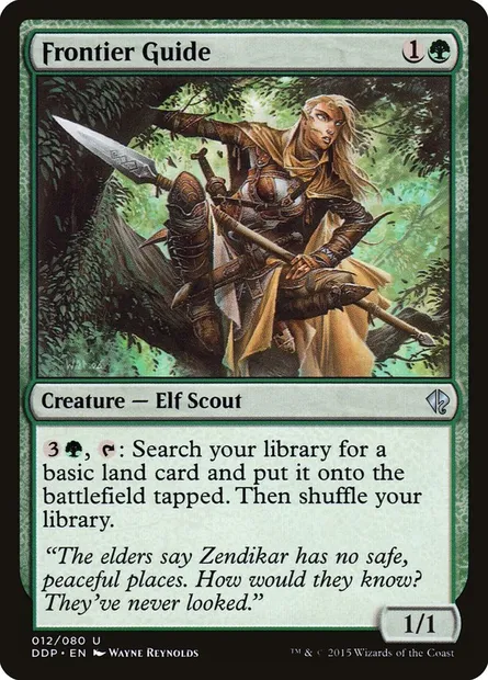 Frontier Guide, Magic card DDP 12 — Duel Decks: Zendikar vs. Eldrazi set