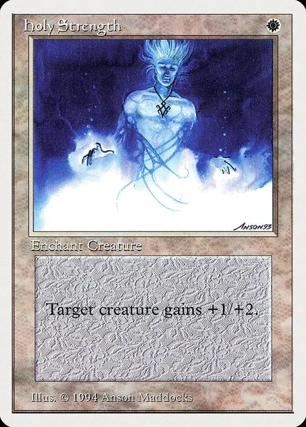 Holy Strength, Magic card SUM 24 — Summer Magic / Edgar set
