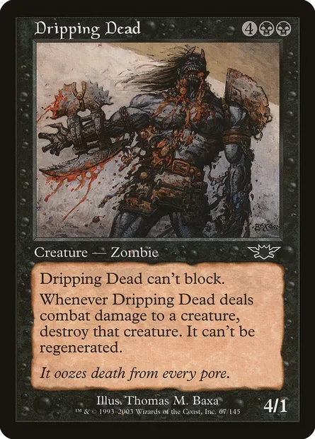Mort suintant, carte Magic LGN 67 — extension Légions