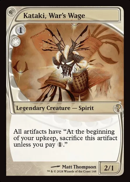 Kataki, War's Wage, Magic card MB2 148 — Mystery Booster 2 set