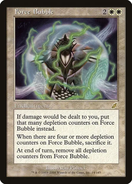 Force Bubble, Magic card SCG 14 — Scourge set