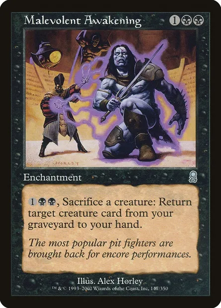 Éveil malveillant, carte Magic ODY 147 — extension Odyssée