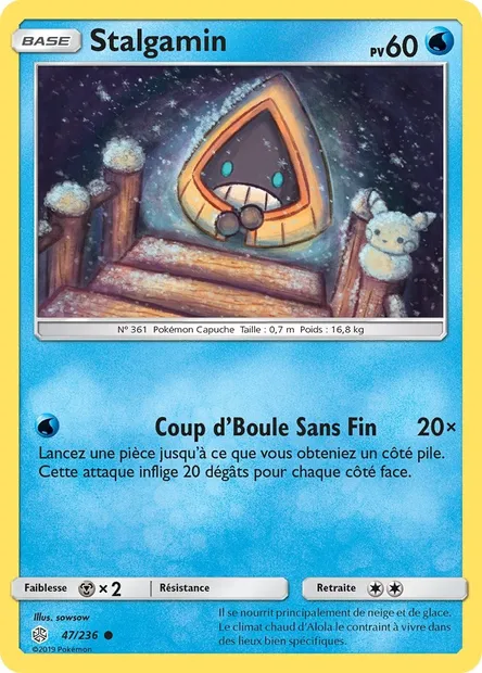Stalgamin, carte Pokémon CEC 47 — extension Éclipse Cosmique