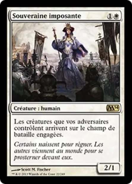 Souveraine imposante, carte Magic M14 22 — extension Magic 2014