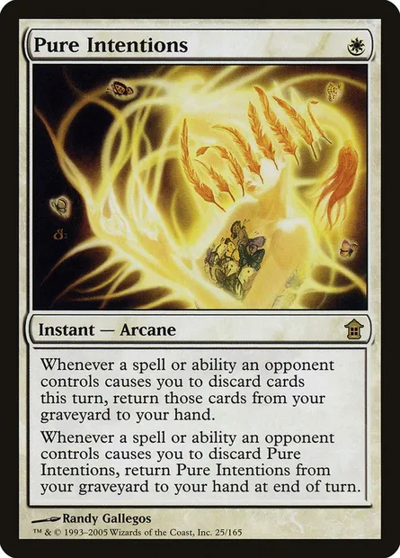 Intentions pures, carte Magic SOK 25 — extension Libérateurs de Kamigawa