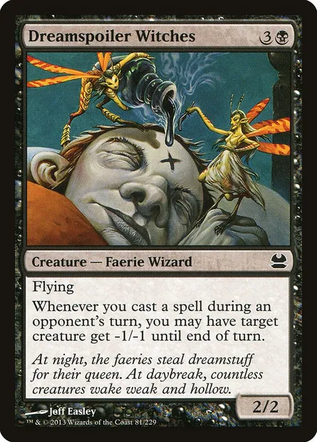 Dreamspoiler Witches, Magic card MMA 81 — Modern Masters set