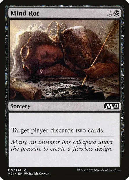 Mind Rot, Magic card M21 115 — Core Set 2021 set