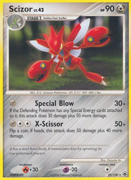 Cizayox, carte Pokémon MD 29 — extension Aube Majestueuse