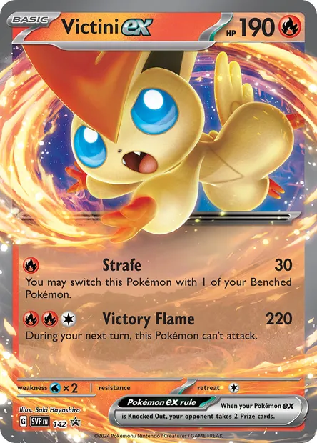 Victini ex, Pokémon card PR-SV 142 — SVP Black Star Promos set