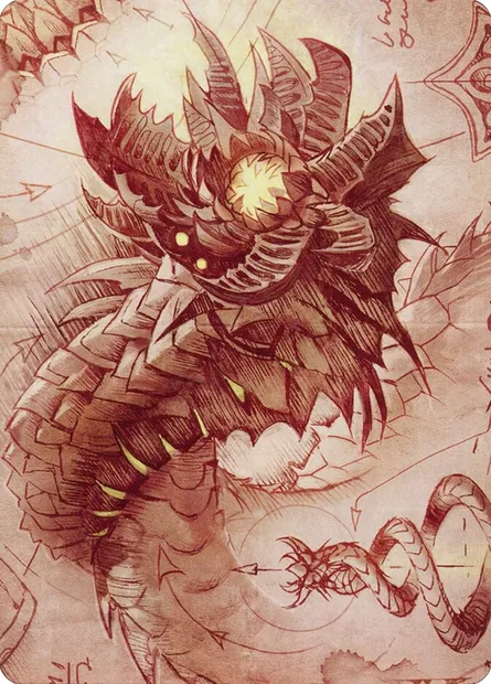 Wurmcoil Engine // Wurmcoil Engine, carte Magic ABRO 81 — extension The Brothers' War Art Series