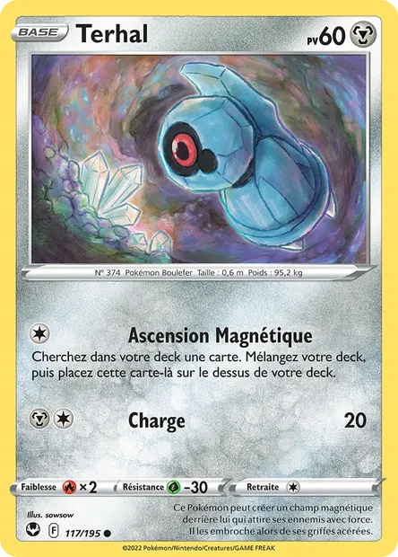 Terhal, carte Pokémon SIT 117 — extension Tempête Argentée
