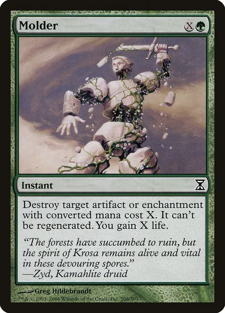 Molder, Magic card TSP 206 — Time Spiral set