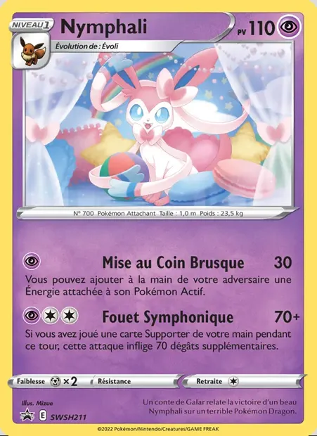 Nymphali, carte Pokémon SWSH 211 — extension Promo SWSH