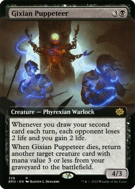 Gixian Puppeteer, Magic card BRO 328 — The Brothers' War set
