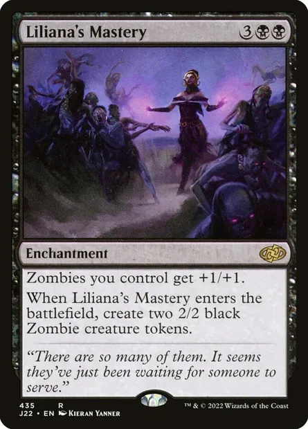 Liliana's Mastery, Magic card J22 435 — Jumpstart 2022 set