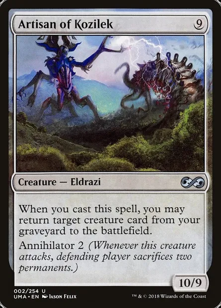 Artisan of Kozilek, Magic card UMA 2 — Ultimate Masters set