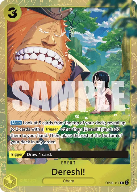 Dereshi, carte One Piece OP09-117 — extension LES NOUVEAUX EMPEREURS
