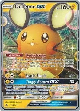 Dedenne GX, carte Pokémon WCD19 057-2 — extension World Championship Decks 2019