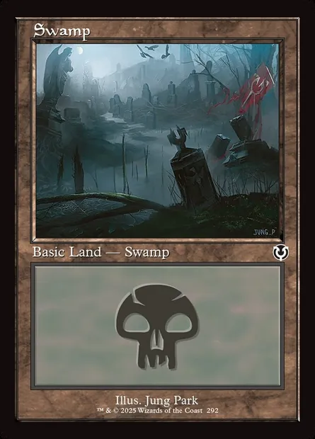 Swamp, Magic card INR 292 — Innistrad Remastered set