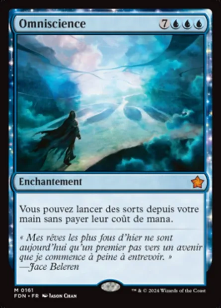 Omniscience, carte Magic FDN 161 — extension Foundations