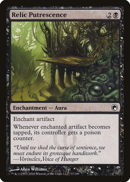Relic Putrescence, Magic card SOM 77 — Scars of Mirrodin set