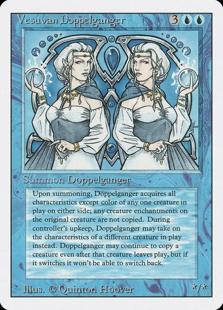 Vesuvan Doppelganger, Magic card 3ED 88 — Revised Edition set