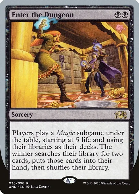 Enter the Dungeon, Magic card UND 36 — Unsanctioned set
