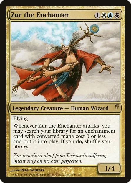 Zur l'enchanteur, carte Magic CSP 135 — extension Souffle glaciaire