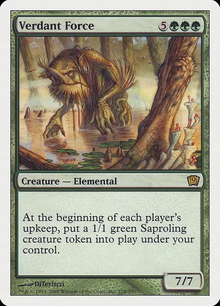 Verdant Force, Magic card 9ED 278 — Ninth Edition set