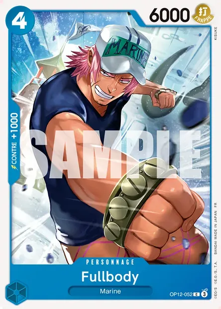 Fullbody, carte One Piece OP12-052 — extension L'HÉRITAGE DU MAÎTRE