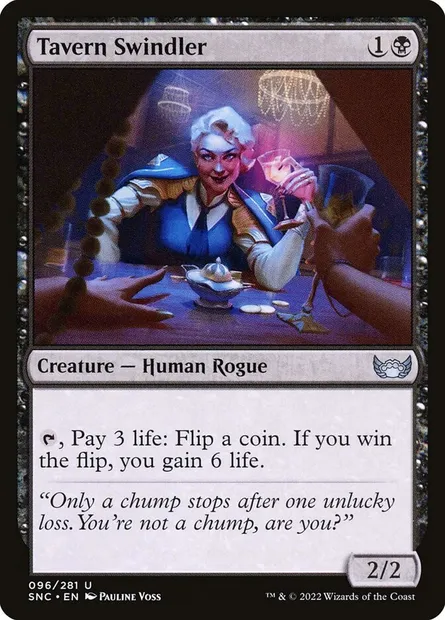 Tavern Swindler, Magic card SNC 96 — Streets of New Capenna set
