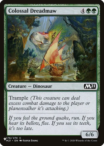 Colossal Dreadmaw, Magic card PLST M21-176 — The List set