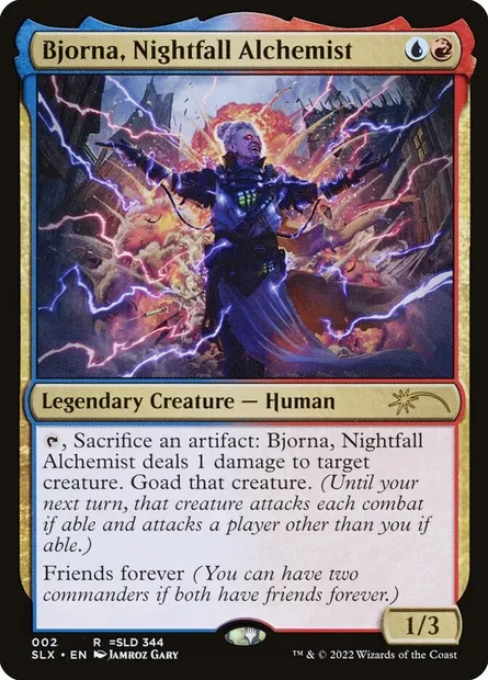 Bjorna, Nightfall Alchemist, carte Magic SLX 2 — extension Universes Within