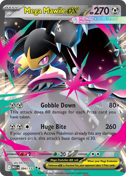 Mega Mawile ex, Pokémon card MEG 094 — Mega Evolution set