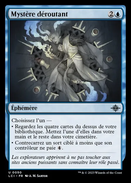 Mystère déroutant, carte Magic LCI 50 — extension The Lost Caverns of Ixalan