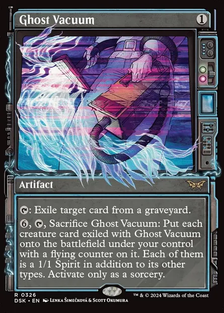 Ghost Vacuum, Magic card DSK 326 — Duskmourn: House of Horror set
