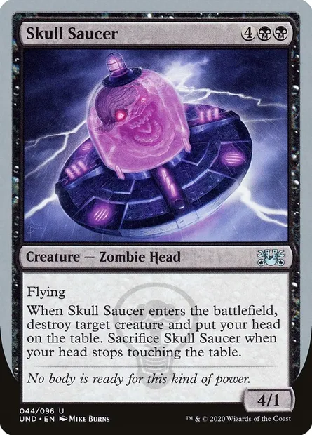 Skull Saucer, Magic card UND 44 — Unsanctioned set
