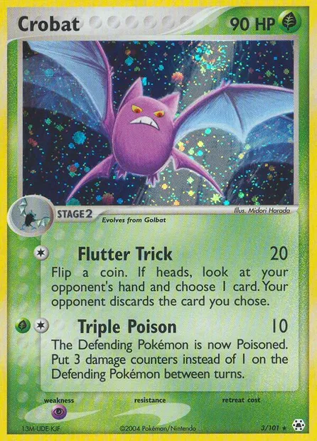 Crobat, Pokémon card HL 3 — Hidden Legends set