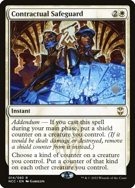 Contractual Safeguard, Magic card PNCC 14p — New Capenna Commander Promos set