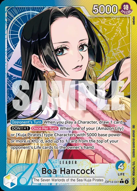 Boa Hancock, One Piece card OP14-041 — THE AZURE SEA’S SEVEN set