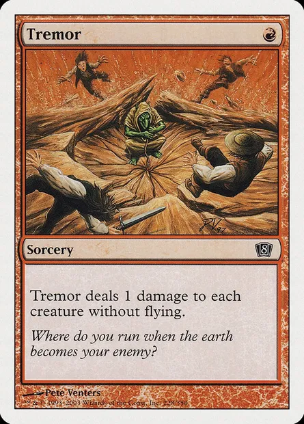 Tremor, Magic card 8ED 228 — Eighth Edition set