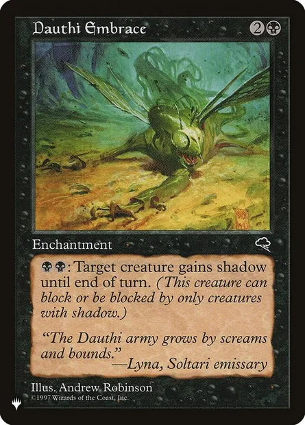 Dauthi Embrace, Magic card PLST TMP-120 — The List set