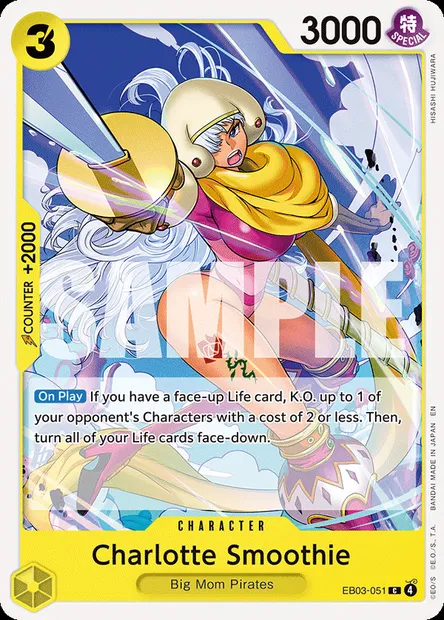 Charlotte Smoothie, One Piece card EB03-051 — ONE PIECE HEROINES EDITION set